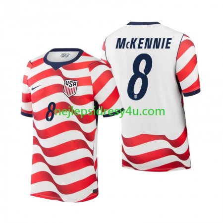 Fotbalový Dres Spojené Státy Americké Weston McKennie 8 Domácí Mistrovství světa 2026 Fotbalový Dres Spojené Státy Americké Weston McKennie 8 Domácí Mistrovství světa 2026